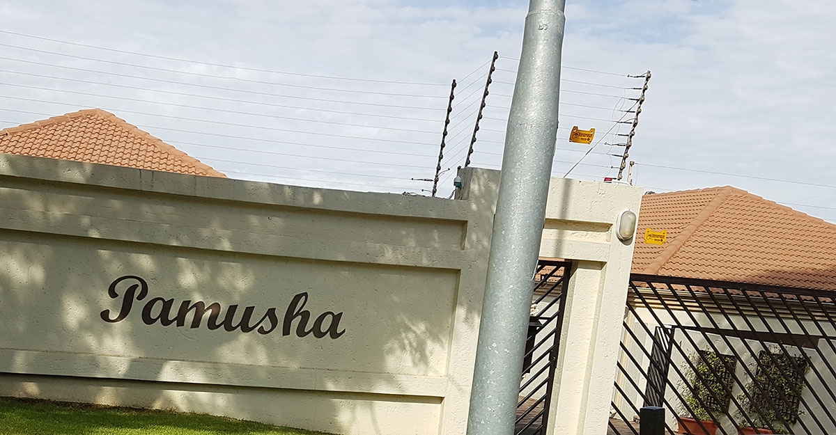 Pamusha middle income housing development signage wall